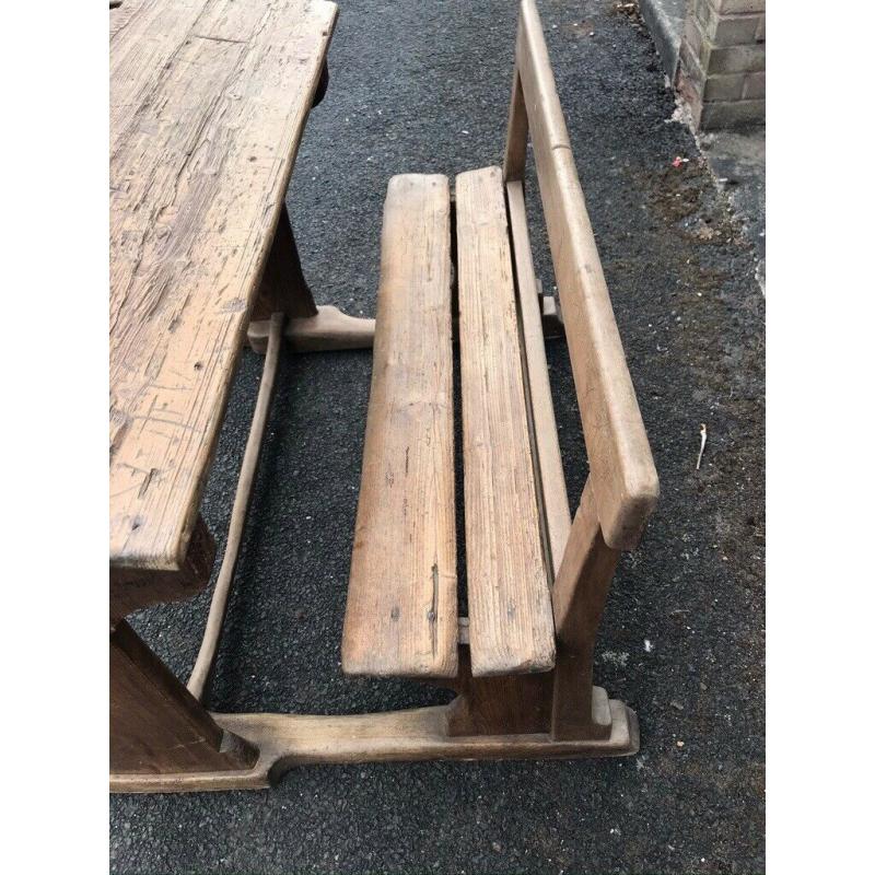 Vintage French school desk