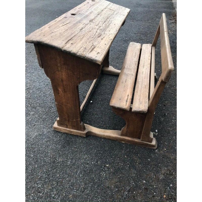 Vintage French school desk