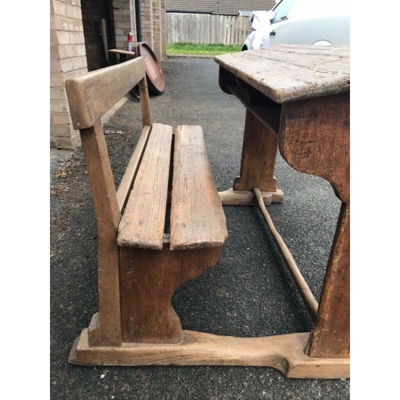 Vintage French school desk