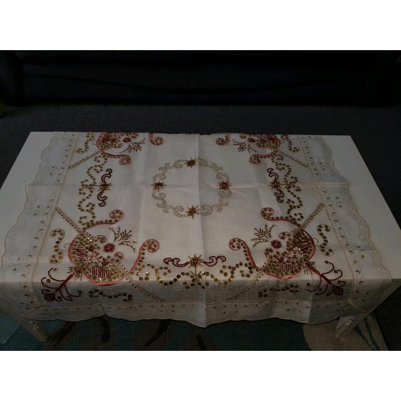 Brand new tablecloth
