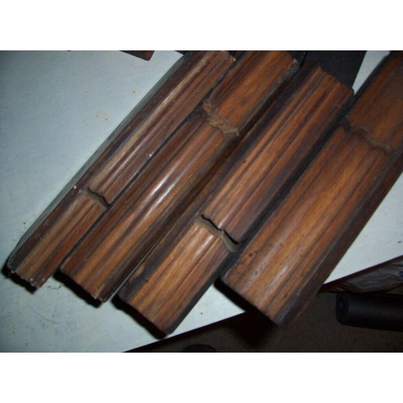 9 Vintage Wooden Moulding Planes