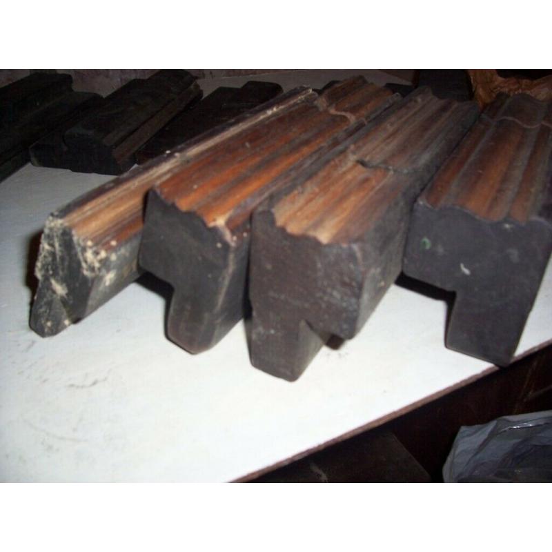 9 Vintage Wooden Moulding Planes
