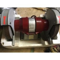 Leroy-Somer double wheel grinder unused see description