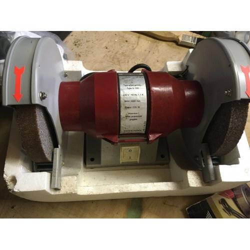 Leroy-Somer double wheel grinder unused see description