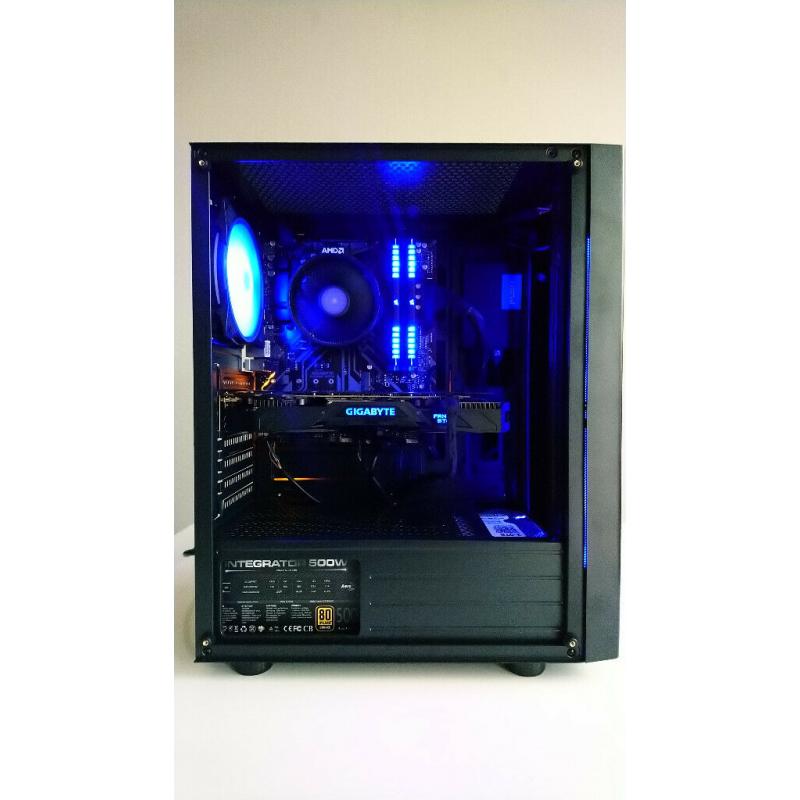 Gaming PC Ryzen 5 2600, GTX 1070, 16GB