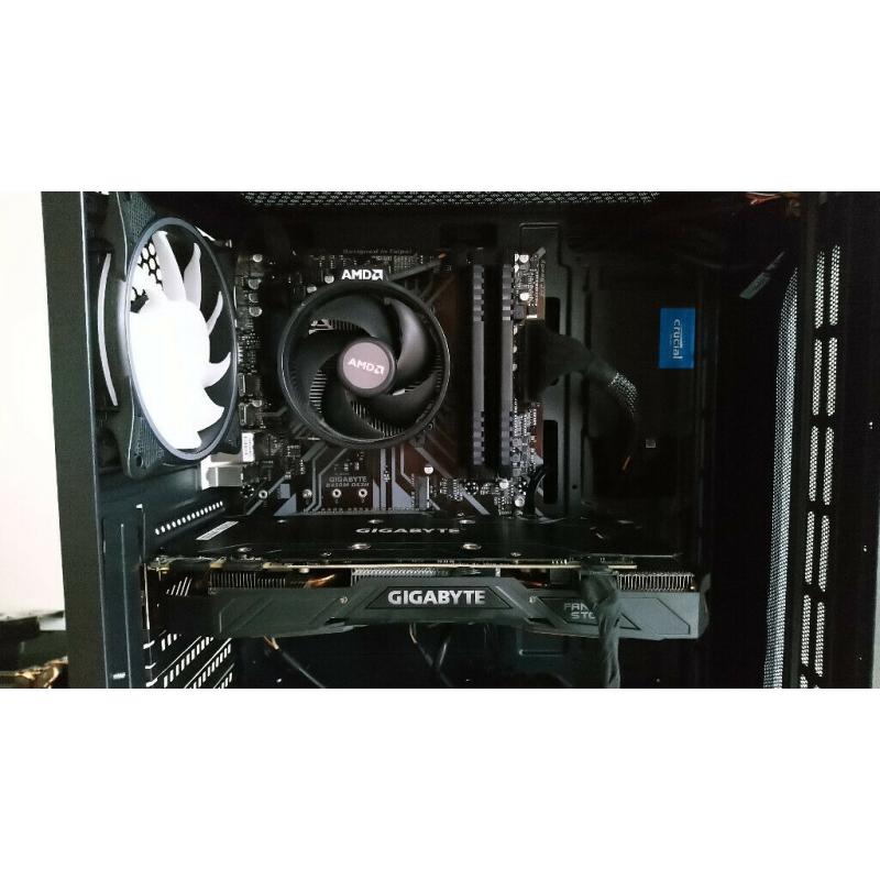 Gaming PC Ryzen 5 2600, GTX 1070, 16GB