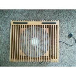 Macally bamboo laptop cooling fan for sale