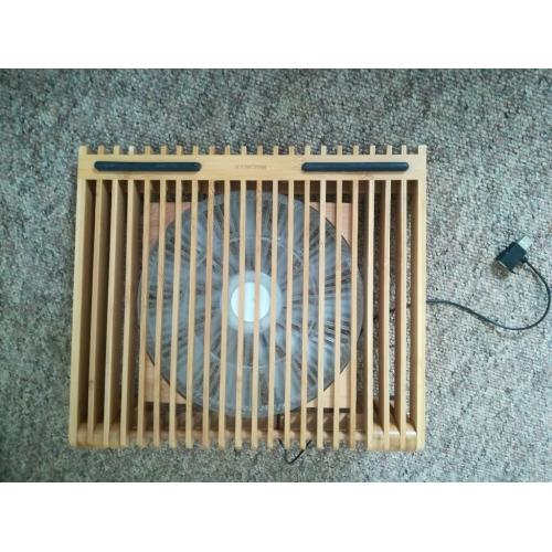 Macally bamboo laptop cooling fan for sale