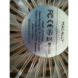 Macally bamboo laptop cooling fan for sale