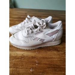 Reebok junior trainers size 13