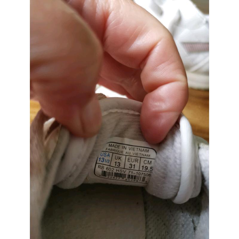 Reebok junior trainers size 13