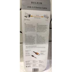 Belkin USB 2.0 Device Cable USB A plug/B plug