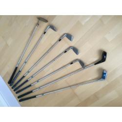Golf bag and clubs
