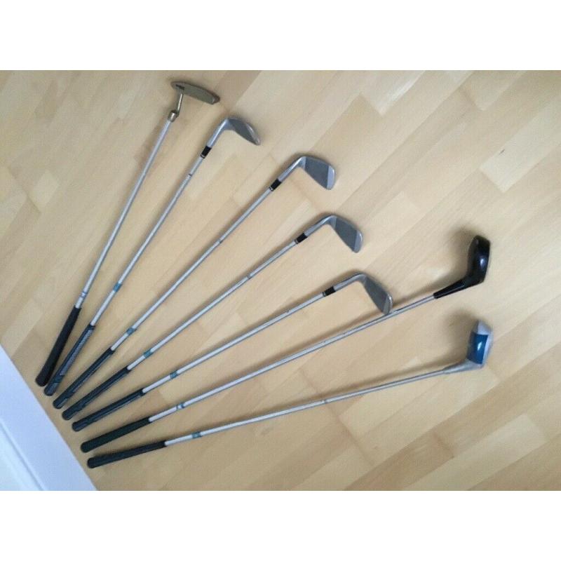Golf bag and clubs