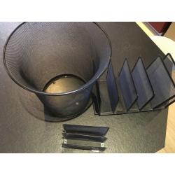 Office bin and paper holder